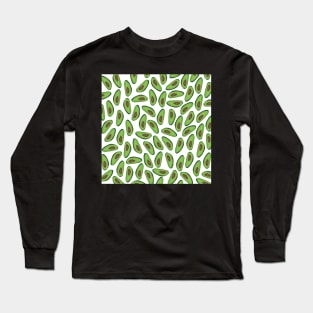 Avocado Pattern Long Sleeve T-Shirt